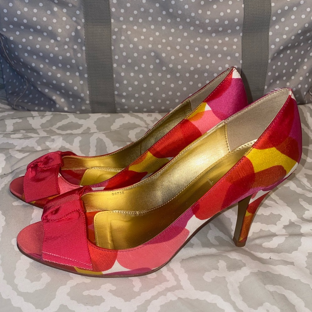 J. Crew Peep Toe High Heels size 9